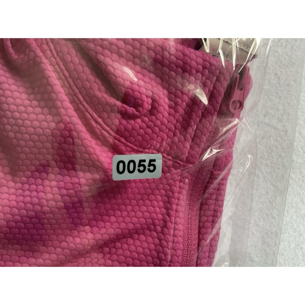 Tommy Bahama Golf Women's Pink Full Zip Athletic Jacket Textured Size Large - Picture 9 of 9